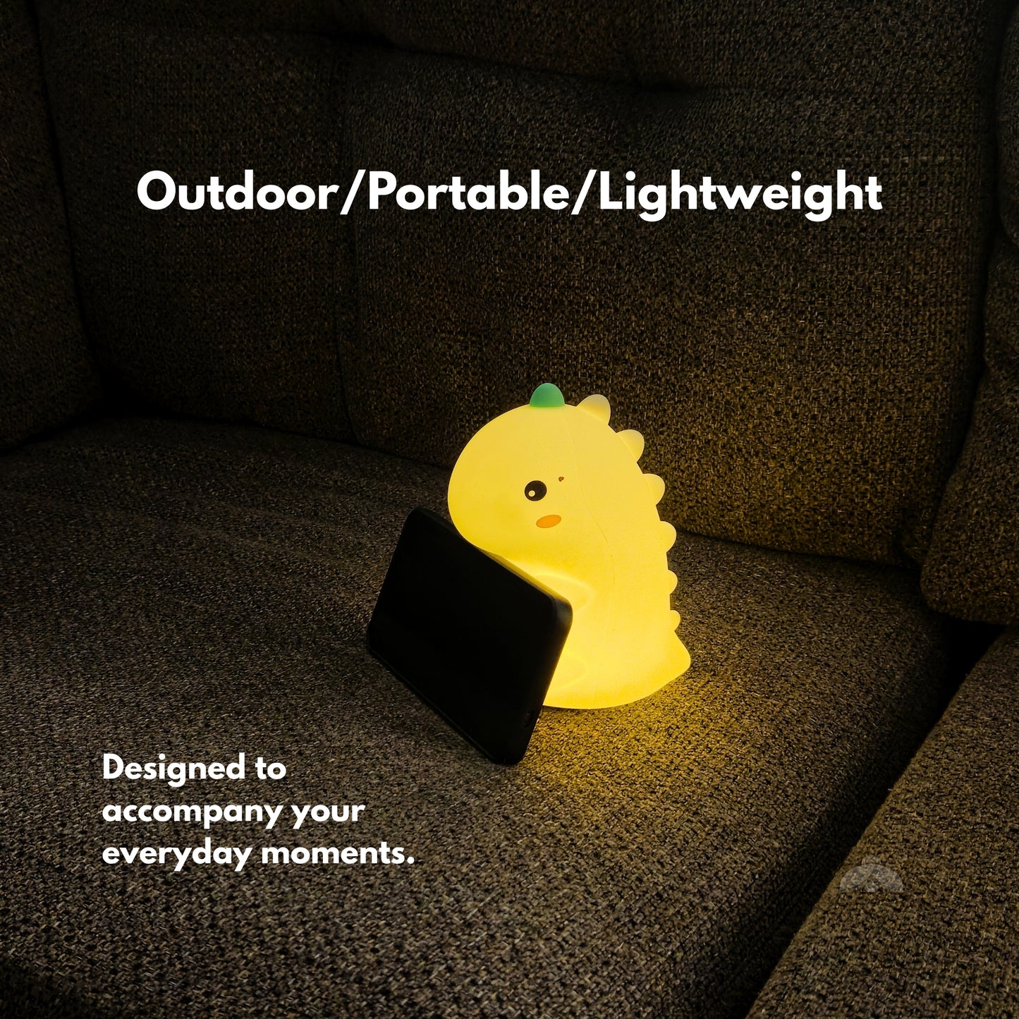 Silicone Night Light — Dinosaur