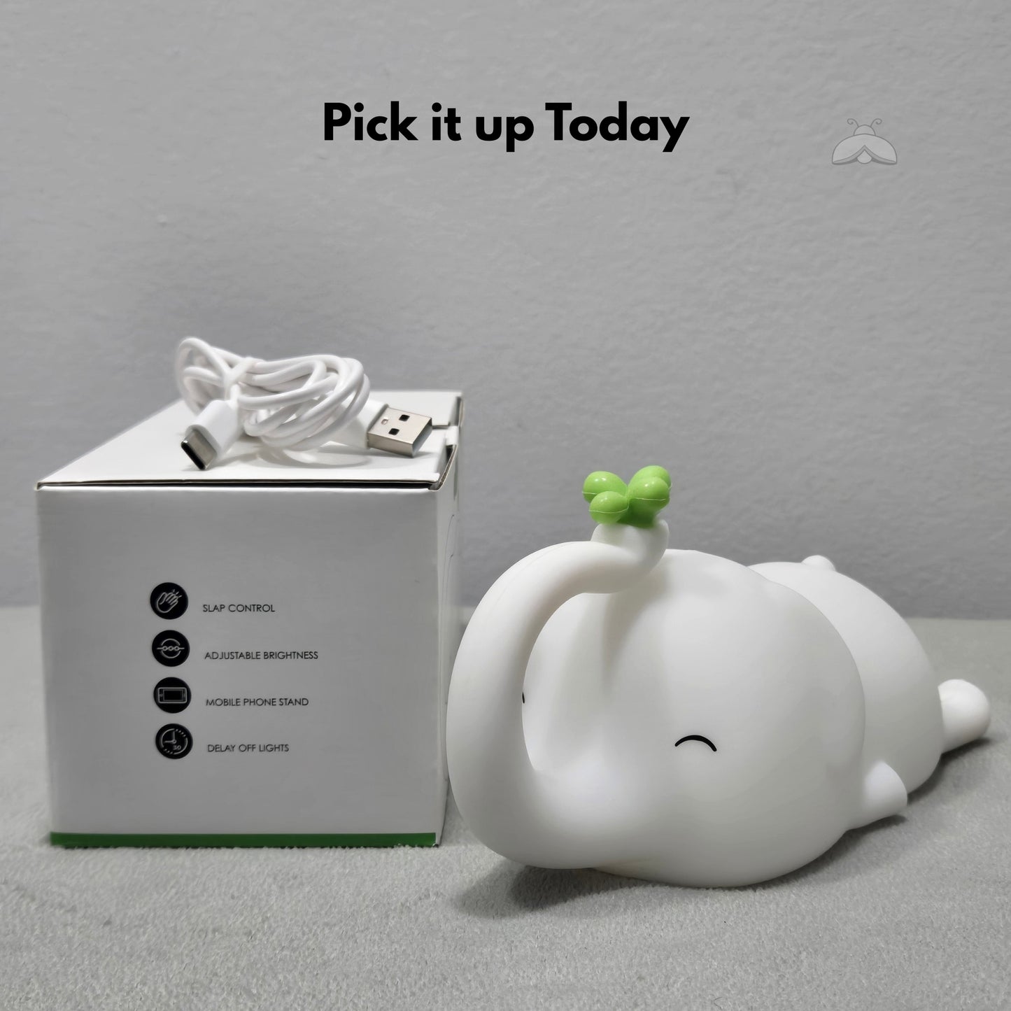 Silicone Night Light — Elephant